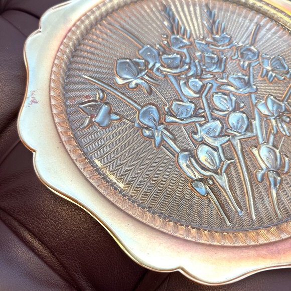 1950s Jeannette Glass Company Iris plate or tray - Picture 7 of 9